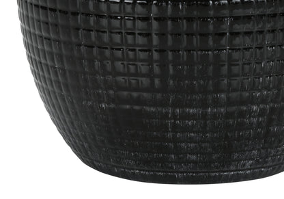 Black Urn Table Lamp w/ Shade