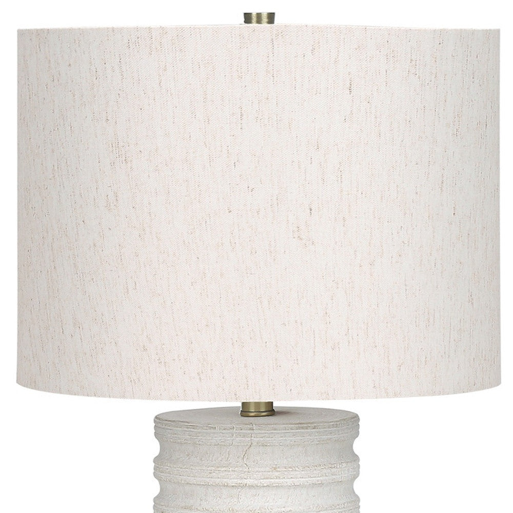 Cream Table Lamp w/ Shade