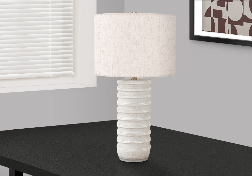 Cream Table Lamp w/ Shade