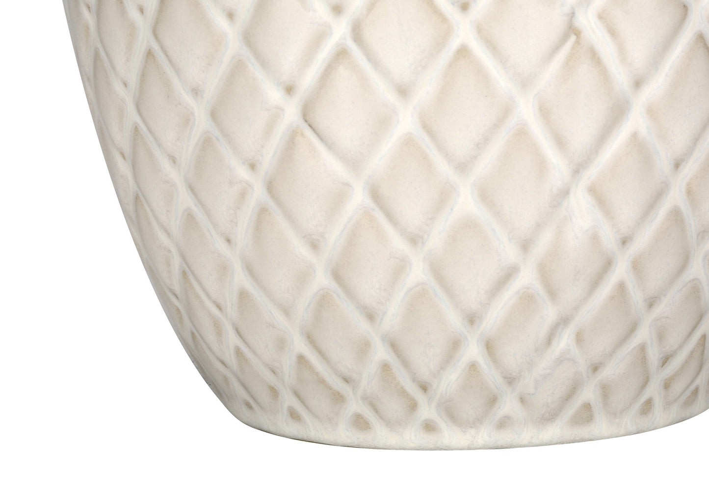 Cream Urn Table Lamp w/ Shade