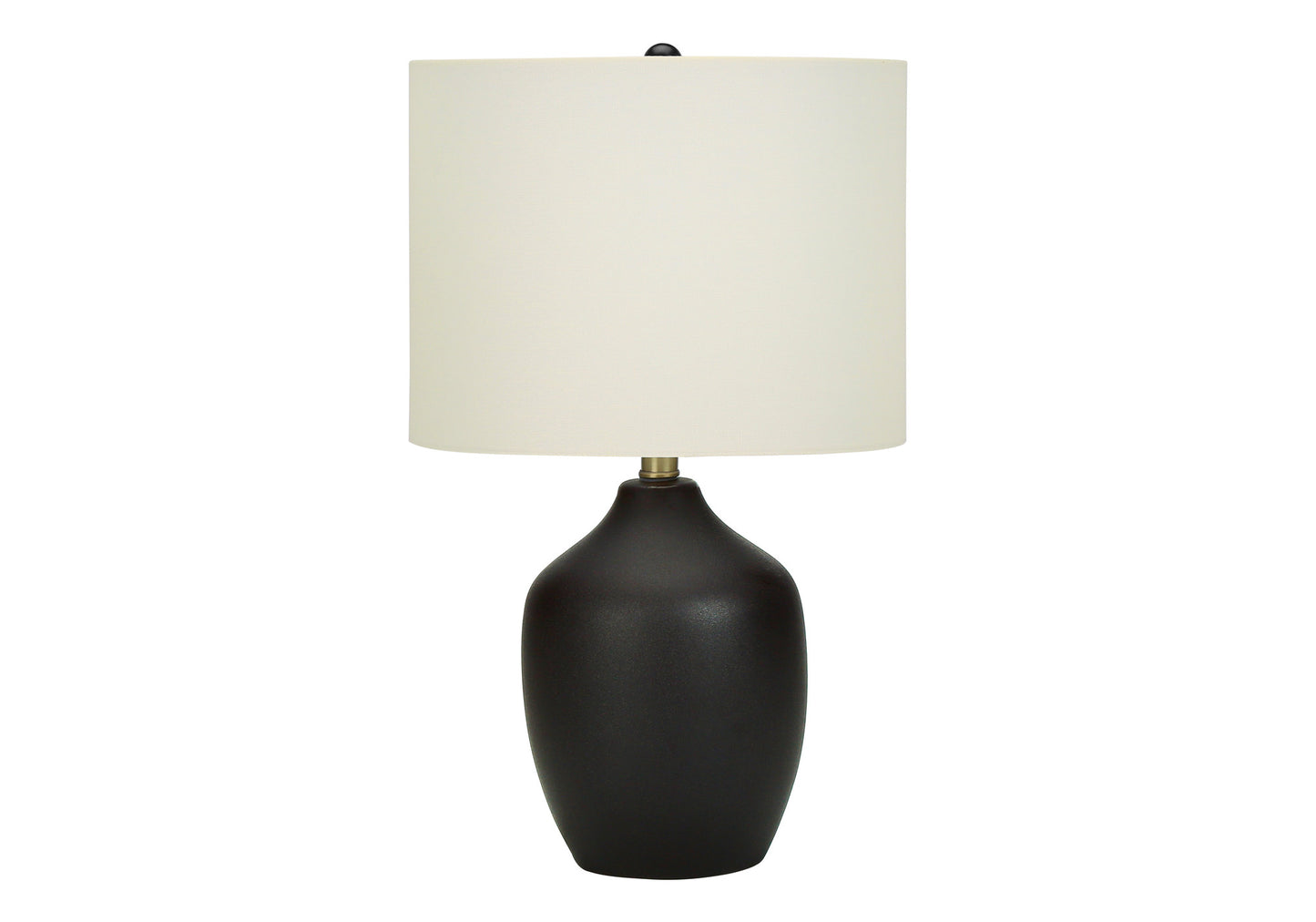 Black Urn Table Lamp w/ Shade