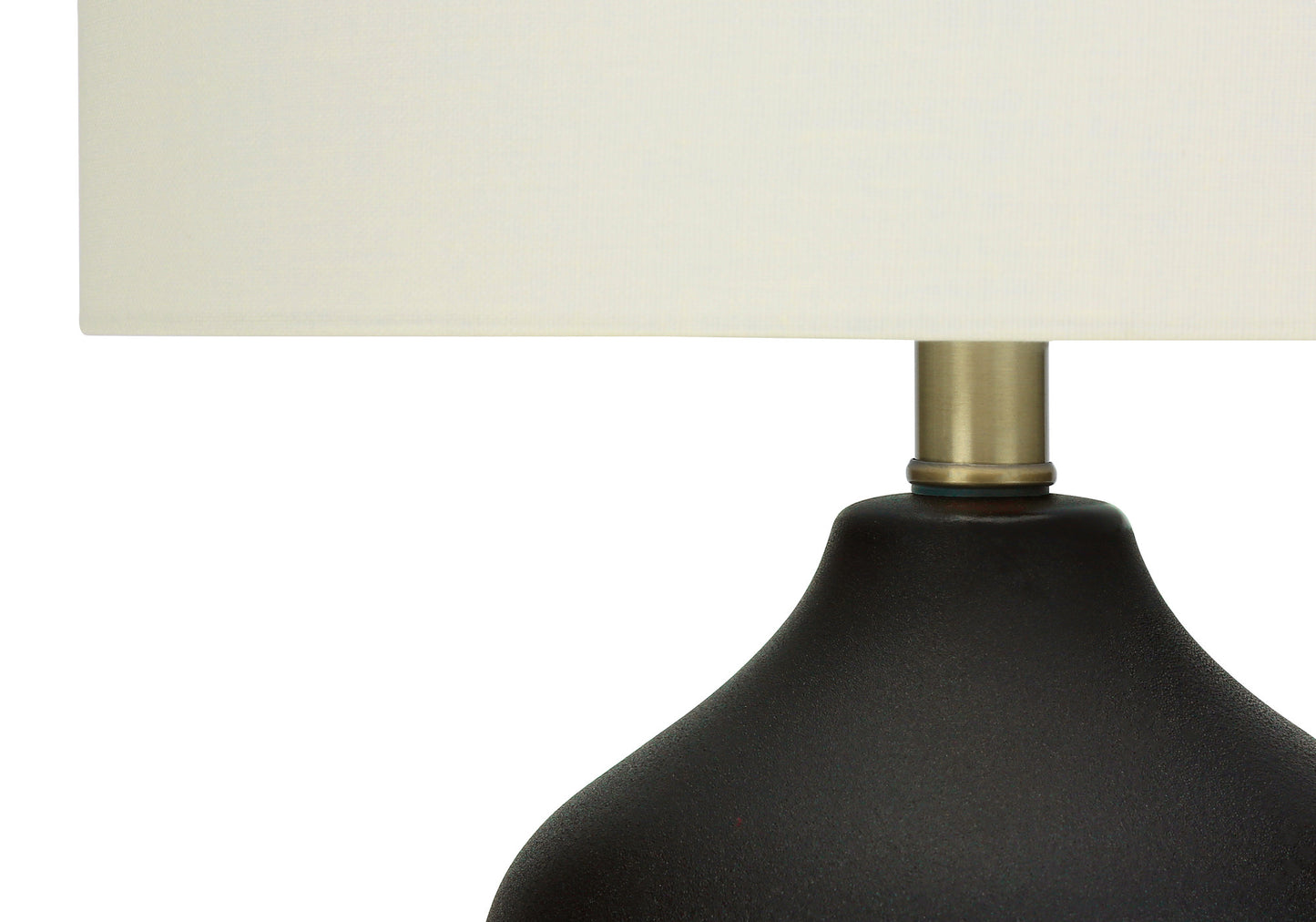 Black Urn Table Lamp w/ Shade