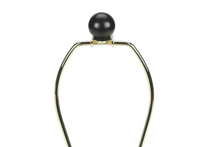 Black Urn Table Lamp w/ Shade