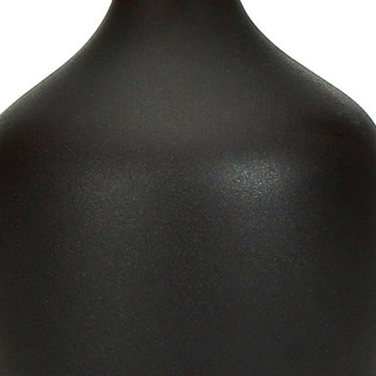 Black Urn Table Lamp w/ Shade
