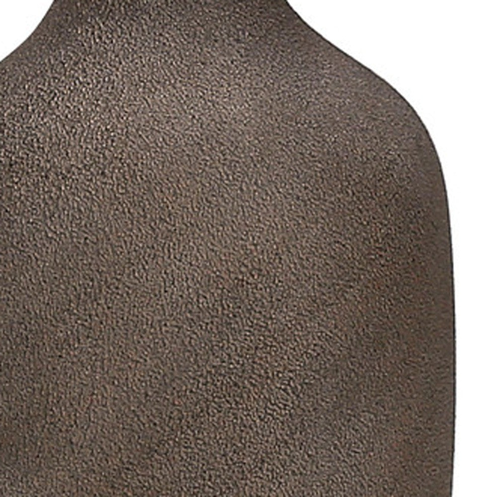 Gray Urn Table Lamp w/ Shade