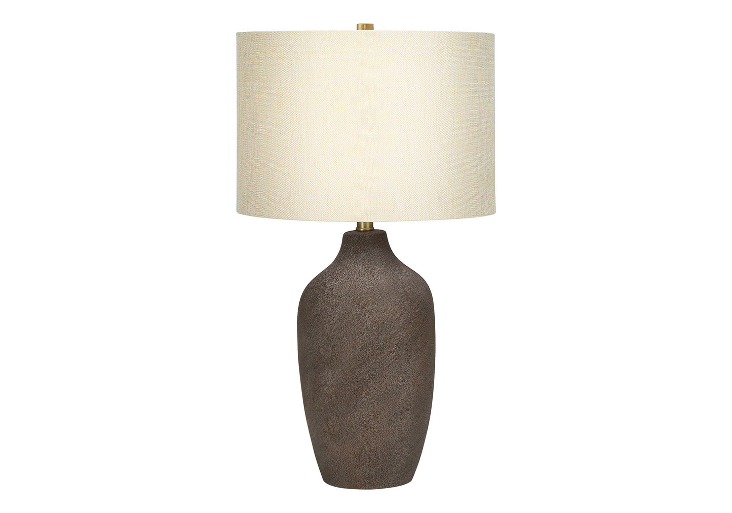 Gray Urn Table Lamp w/ Shade