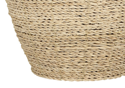 Beige Rattan Table Lamp w/ Shade