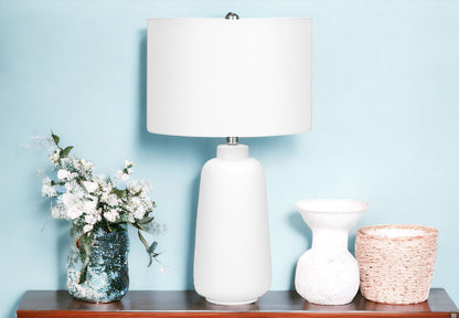 Cream Table Lamp w/ Shade