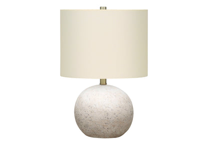 Gray Concrete Table Lamp w/ Shade