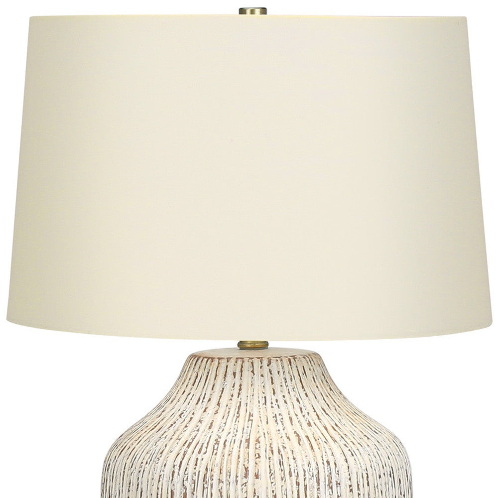 Cream Table Lamp w/ Shade