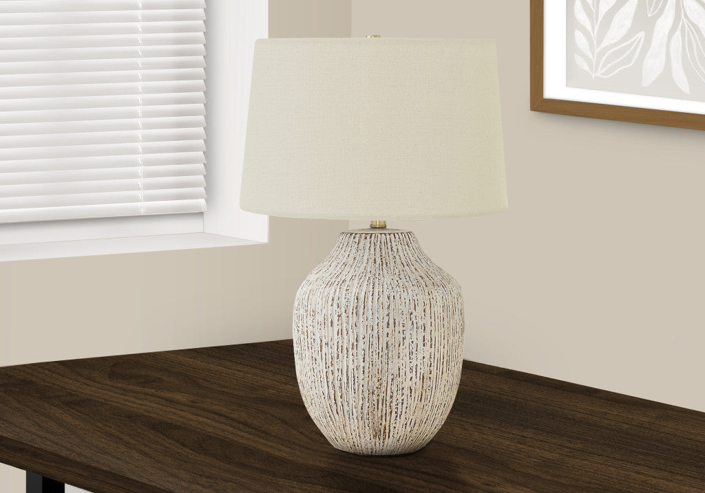 Cream Table Lamp w/ Shade