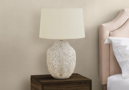 Cream Table Lamp w/ Shade