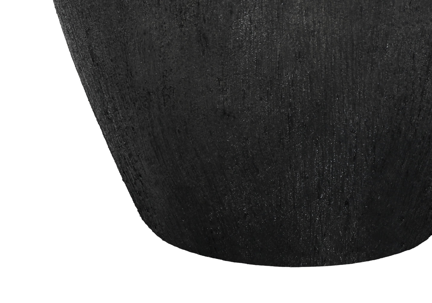 Black Table Lamp w/ Ivory Shade