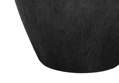 Black Table Lamp w/ Ivory Shade