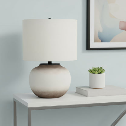 Cream Table Lamp w/ Shade