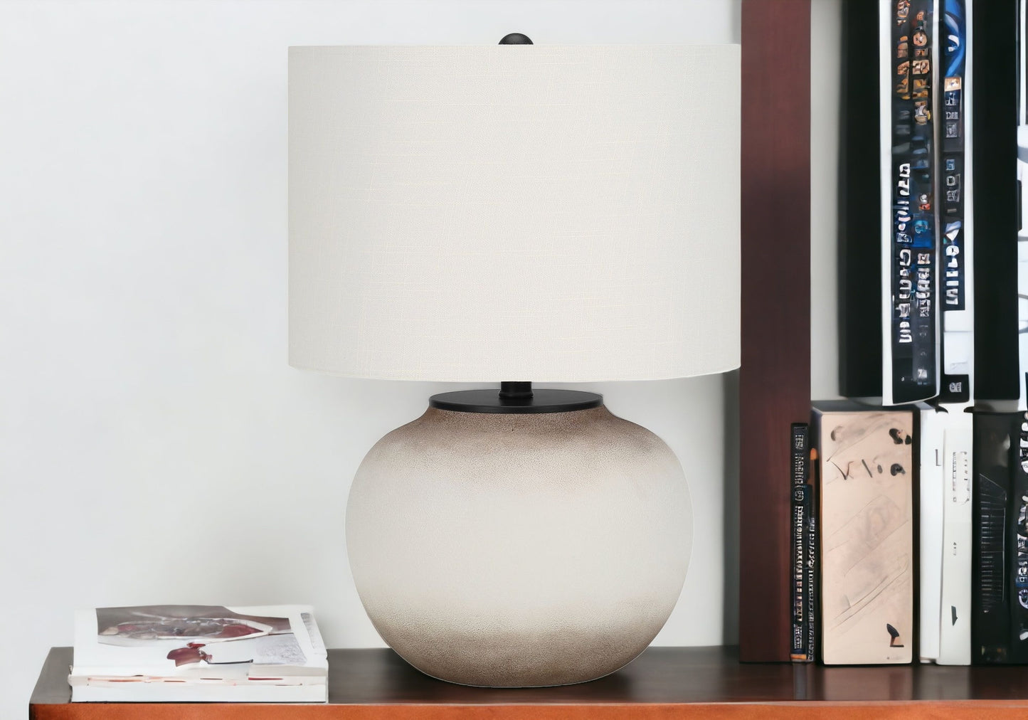 Cream Table Lamp w/ Shade