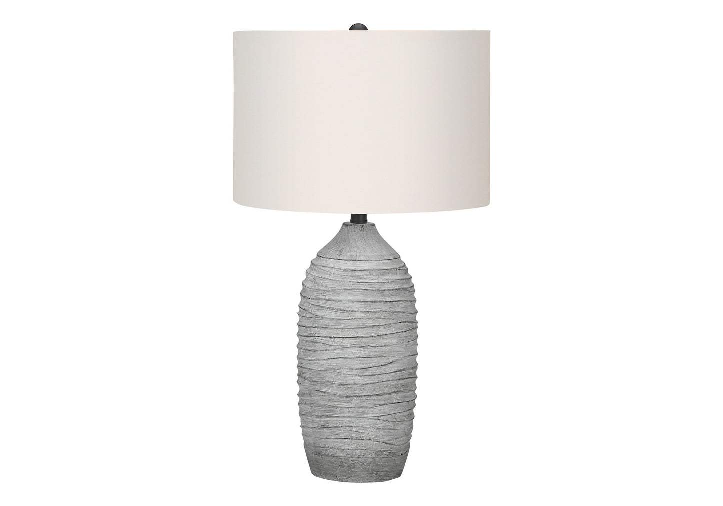 Gray Table Lamp w/ Shade