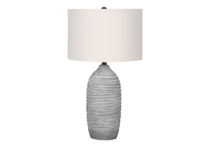 Gray Table Lamp w/ Shade