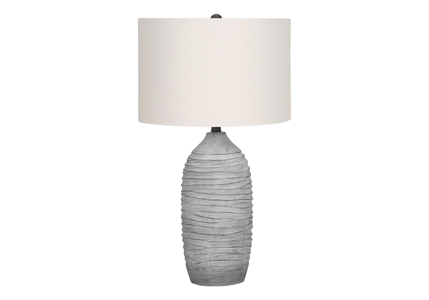 Gray Table Lamp w/ Shade