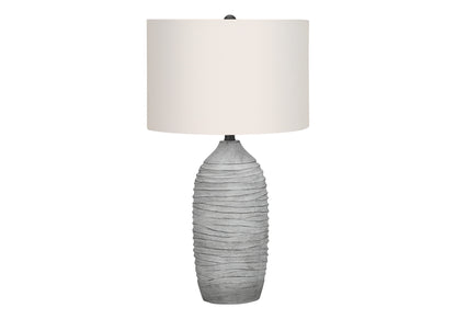 Gray Table Lamp w/ Shade