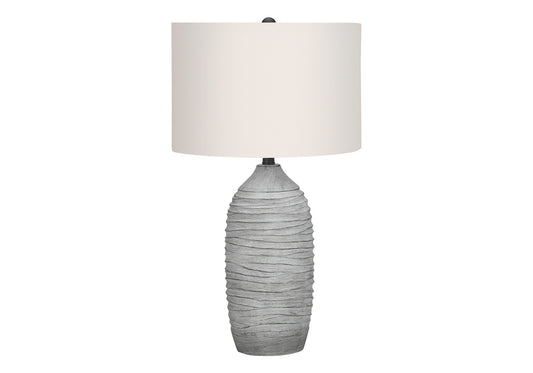 Gray Table Lamp w/ Shade