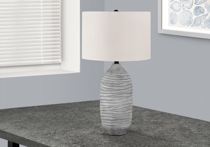 Gray Table Lamp w/ Shade
