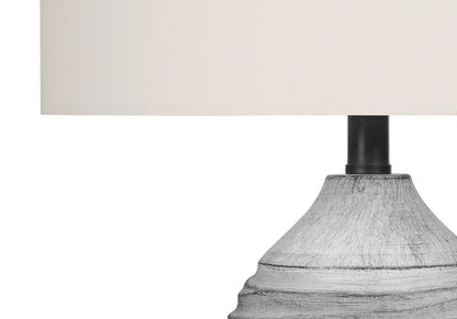 Gray Table Lamp w/ Shade