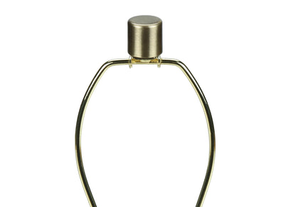 Gray & White Table Lamp w/ Shade
