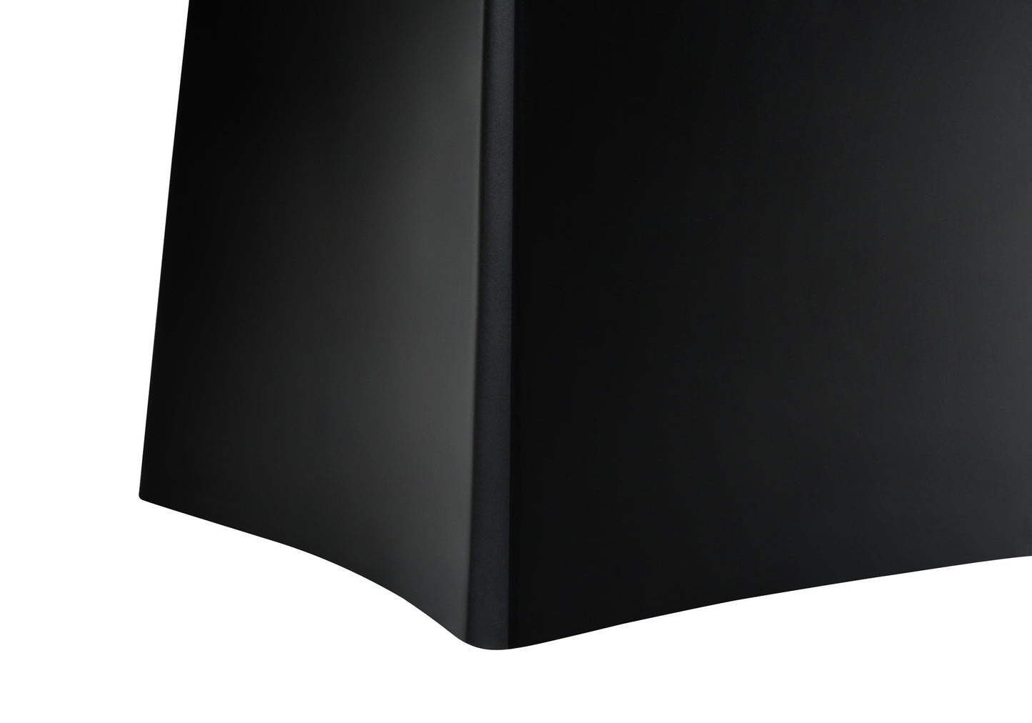 Black Geometric Table Lamp w/ Shade