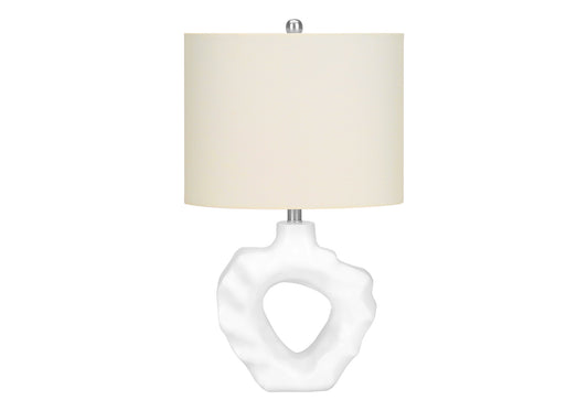 Cream Table Lamp w/ Shade