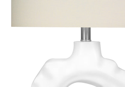 Cream Table Lamp w/ Shade
