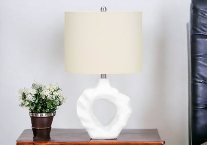 Cream Table Lamp w/ Shade