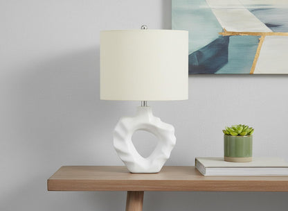 Cream Table Lamp w/ Shade