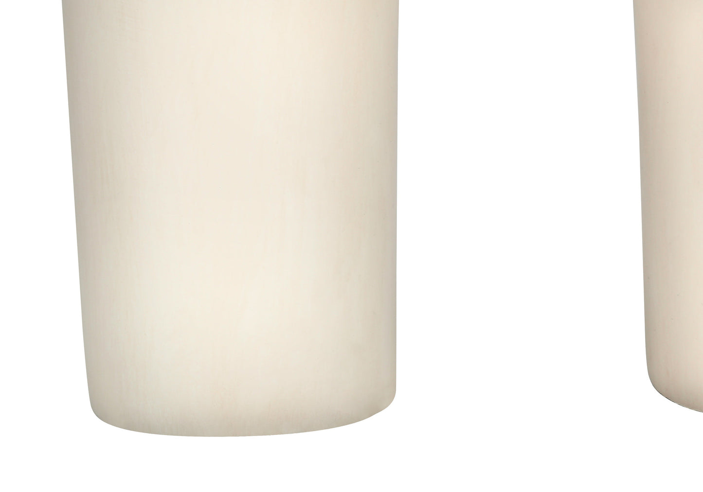 Cream Geometric Table Lamp w/ Shade