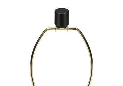 Cream Geometric Table Lamp w/ Shade