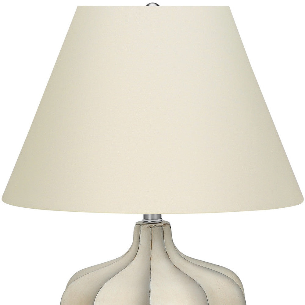 Cream Table Lamp w/ Shade