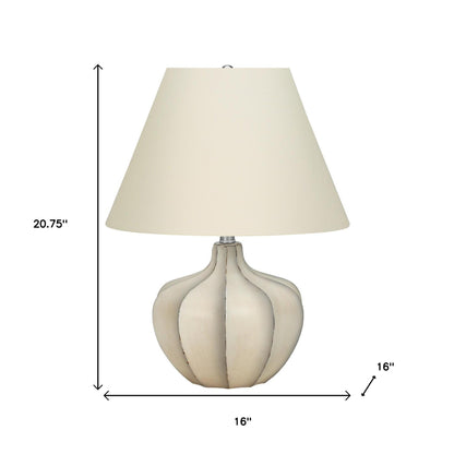 Cream Table Lamp w/ Shade