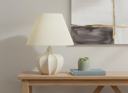 Cream Table Lamp w/ Shade