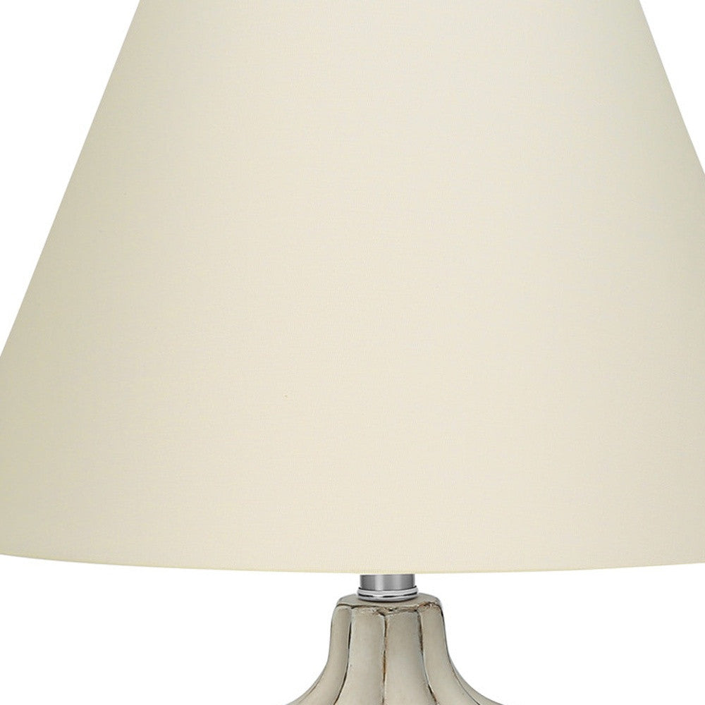 Cream Table Lamp w/ Shade