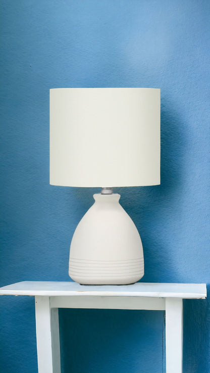 Cream Table Lamp w/ Shade