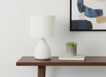 Cream Table Lamp w/ Shade