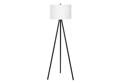 Matte Black Floor Lamp w/ Shade
