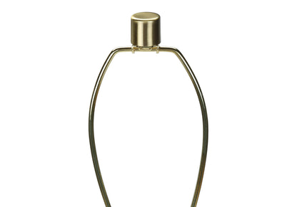 Matte Gold Floor Lamp w/ Shade