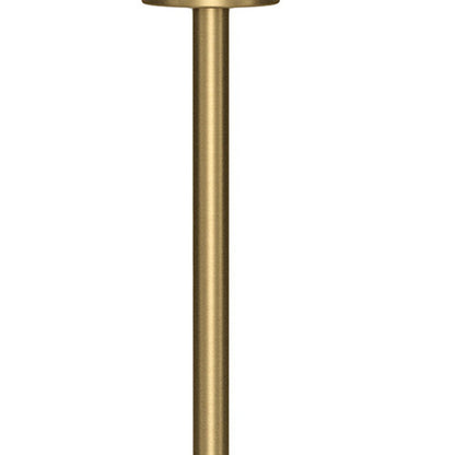 Brass Candlestick Table Lamp w/ Shade