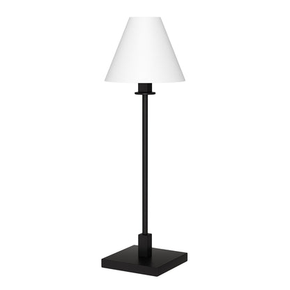 Black Candlestick Table Lamp w/ Shade