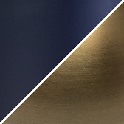 Blue & Gold Table Lamp w/ Shade