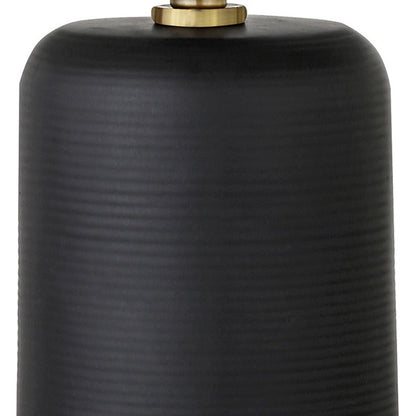 Black & Gold Table Lamp w/ Shade