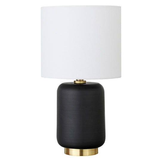 Black & Gold Table Lamp w/ Shade
