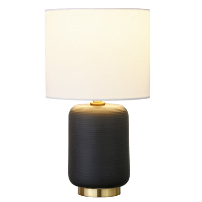 Black & Gold Table Lamp w/ Shade