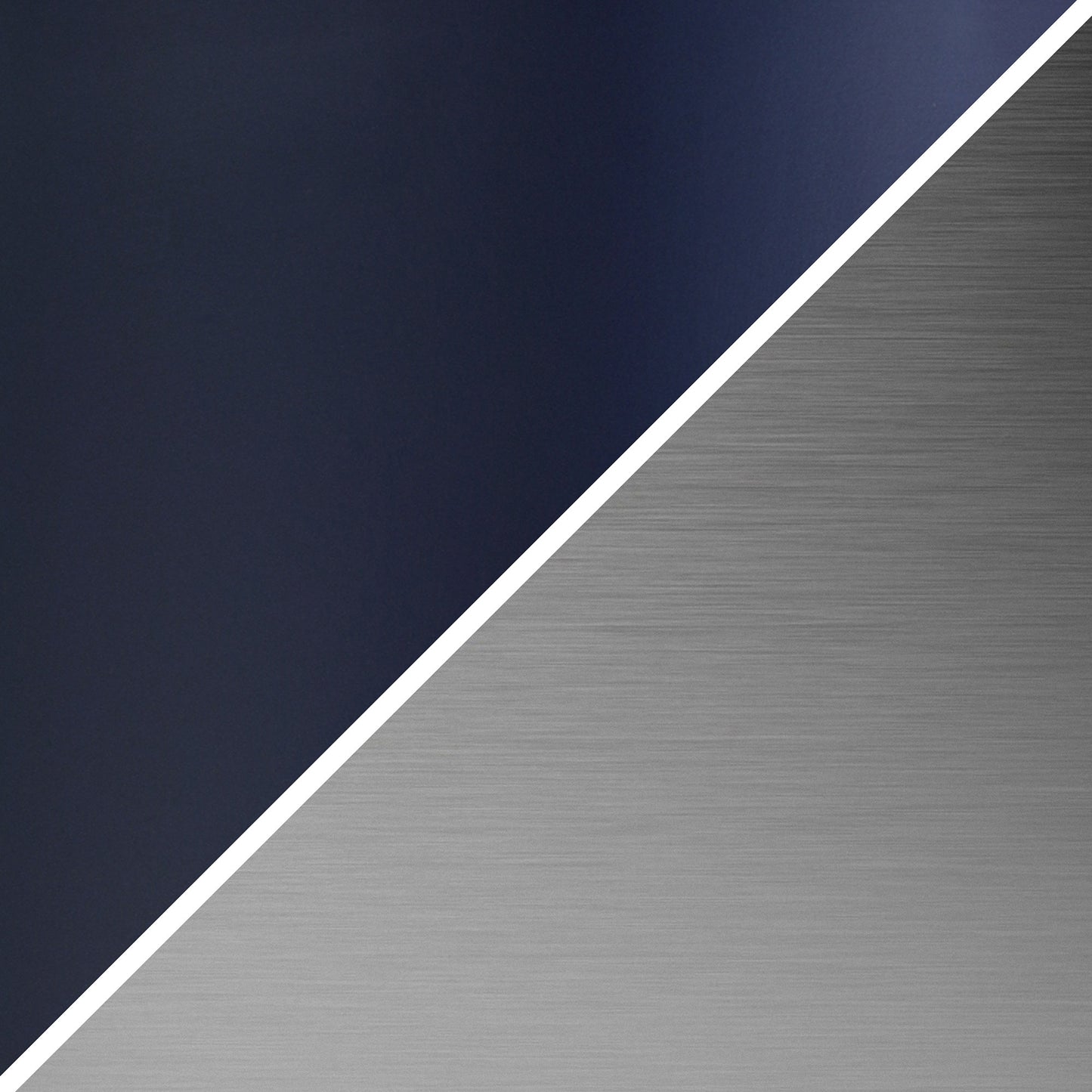 Blue & Silver Table Lamp w/ Shade